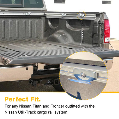 Tie Down Anchor Hook for Nissan Titan/Frontier Utili-Track (4-Pack)