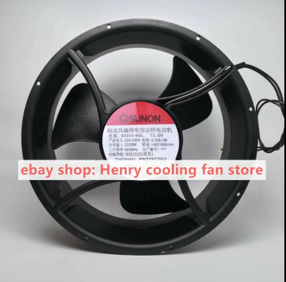 SUNON A2259MBL TC.GN  Fan AC 220V 23/30W 254*89mm Control Cabinet Fan