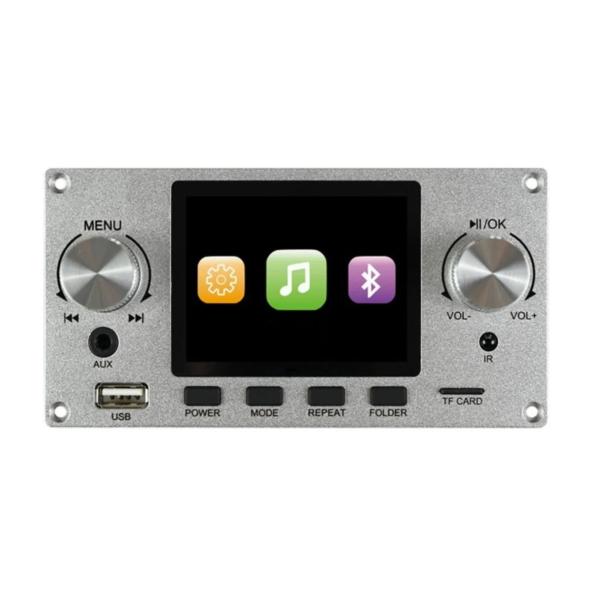 1set 2.8" Screen Decoder Board Bluetooth MP3 TF USB Aux IR Audio Module