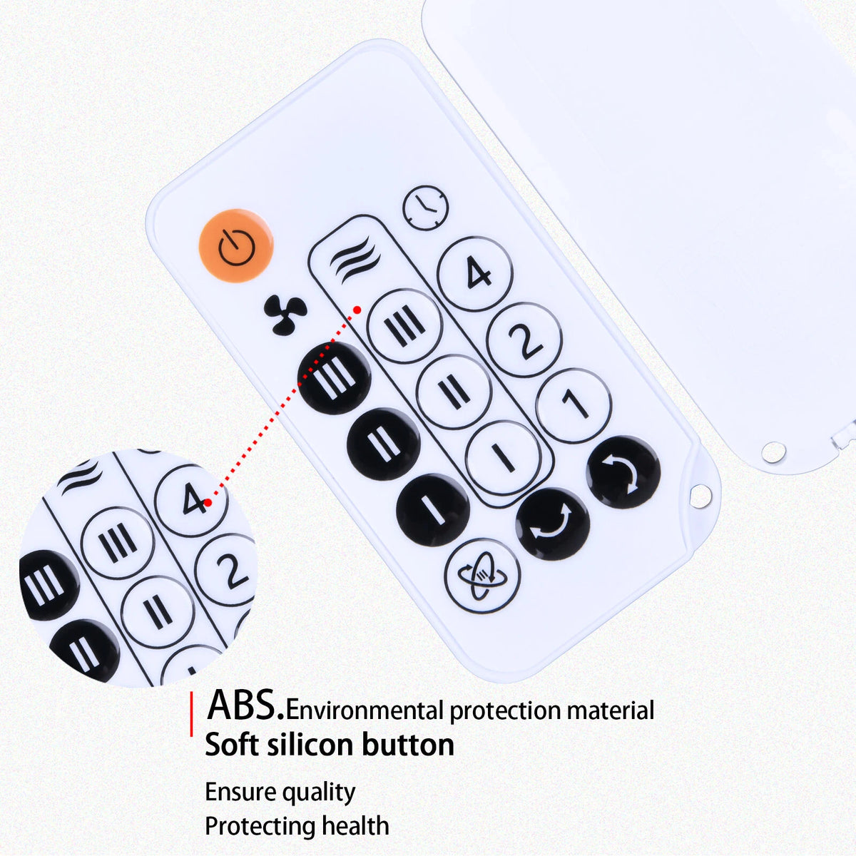 Replacement Remote Control For Woozoo C18T Room Oscillating Circulating Fan