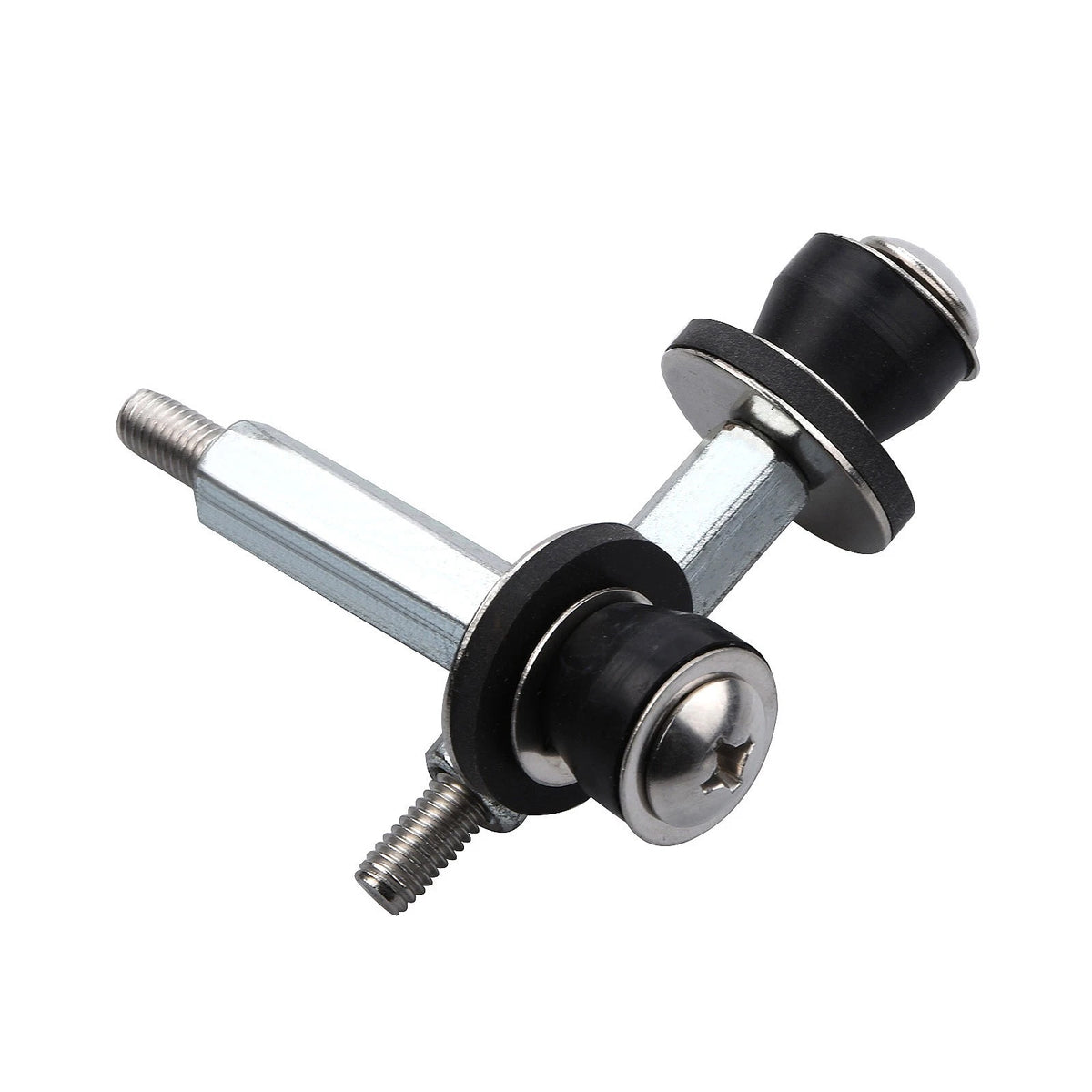 2PCS Stainless Steel Toilet Seat Bolts Kit, Easy Install Metal Screws for Repair