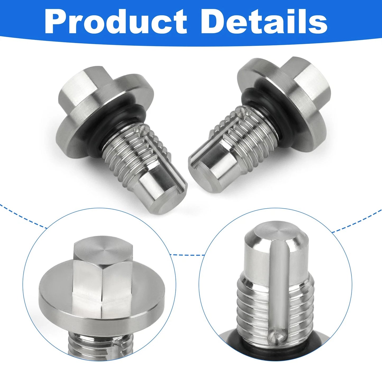 Stainless Steel Supercharger Bleeder Screw Kit for Audi A6 A7 A8 Q5 S4 S5 SQ5