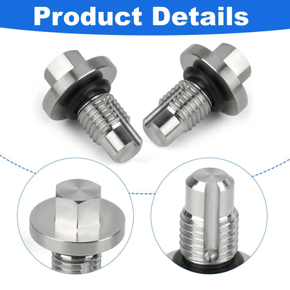 Stainless Steel Supercharger Bleeder Screw Kit for Audi A6 A7 A8 Q5 S4 S5 SQ5