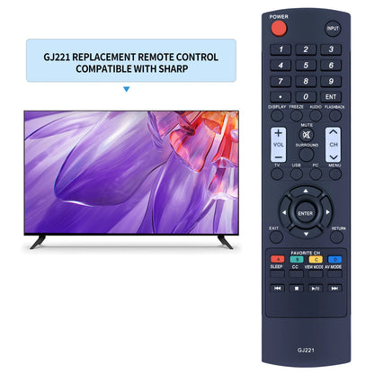 Replacement Remote Control For Sharp GJ221