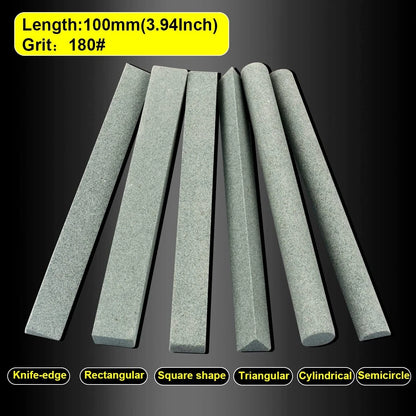 CBRIGHT Sharpening Stone Set,6pcs 180# green carbon whetstone-short, Green