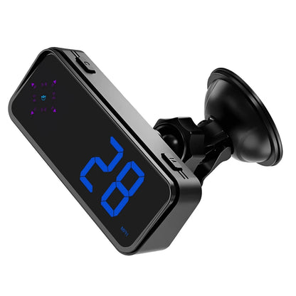 Mini GPS Car HUD Head Up Display Digital Speedometer With Compass Clock MPH/KMH