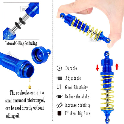 Upgrades Part for 1/10 Slash 4x4/Slash 4x4 VXL,Alloy RC Navy Blue - Parts