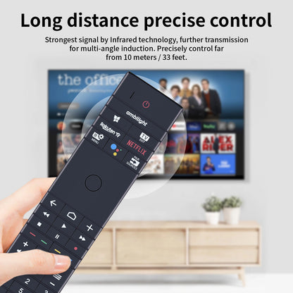 398GM10BEPHN0020SY For Philips TV Voice Remote Control 50PUS8545 58PUS8545
