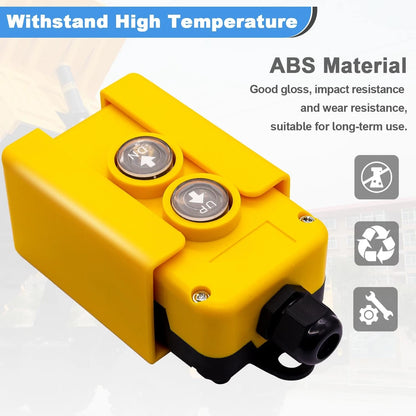 mxuteuk 4 Wire Dump Trailer Remote Control Switch 12V DC Up Down for...