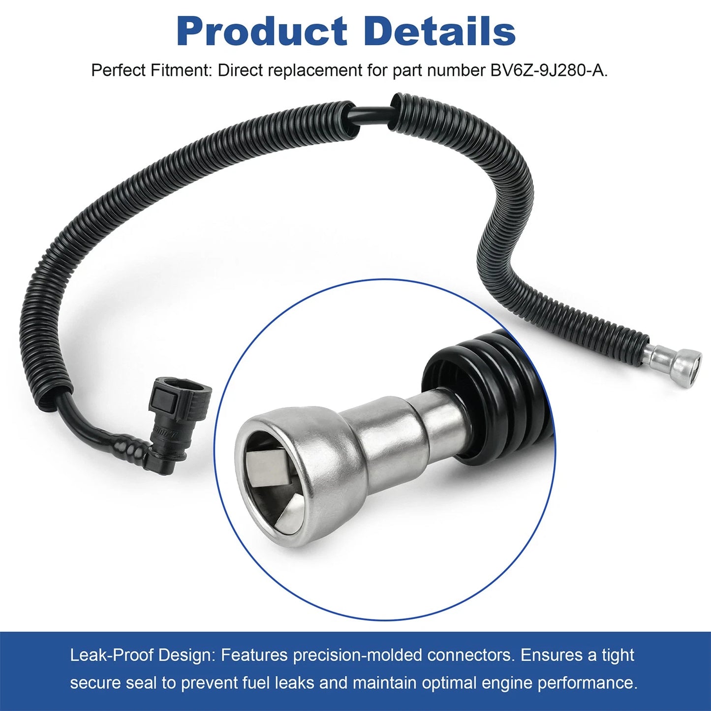 Fuel Injection Fuel Feed Pipe BV6Z-9J280-A For Ford Focus 2012-2018