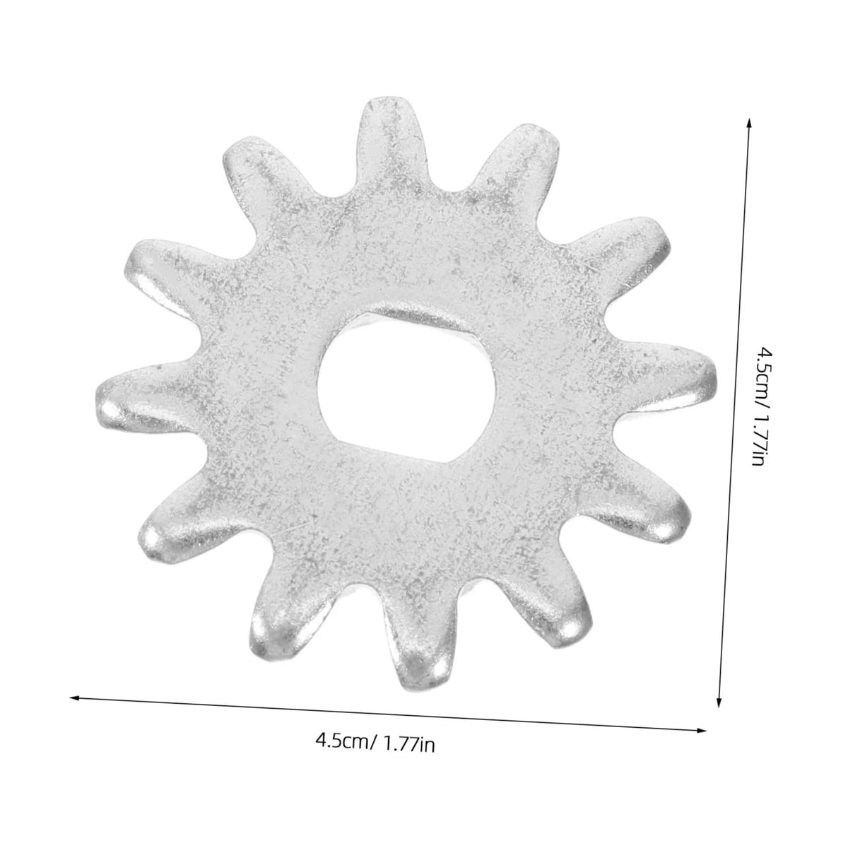 jojofuny Horizontal Hydraulic Jack Gear Repair Kit 4.50X4.50X0.40CM, Silver