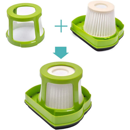 2x Reusable Pre Filter Set For Bissell Pet Hair Eraser Hand Vacuum Cleaner 1987N