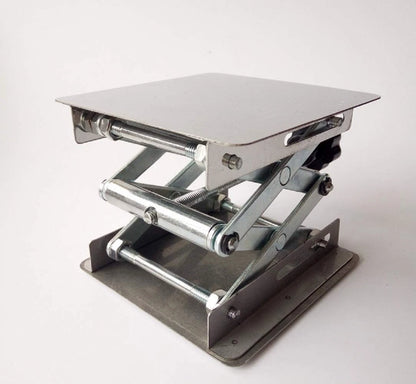 Stainless Steel Lab Jack Lift Stand Table Scissor Platform (6" 6x6 Inch