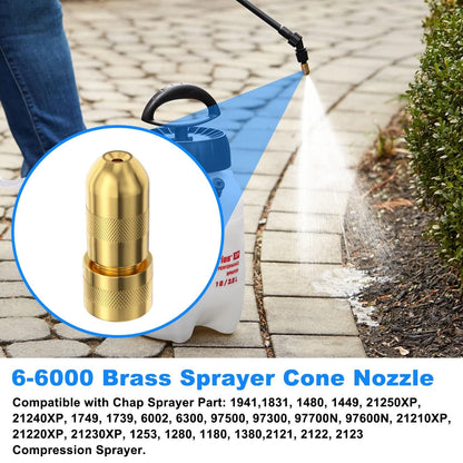 Sprayer Cone Nozzle Replacement Chapin Parts 6-6000 Brass