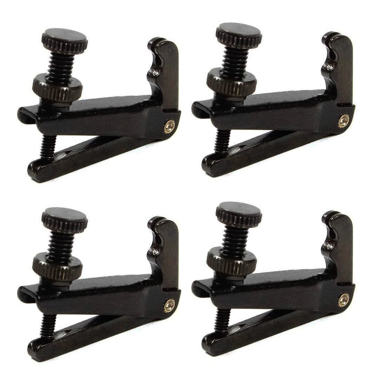 KAIY Violin Fine Tuner for 3/4 4/4 Violin, String size, ALL Black