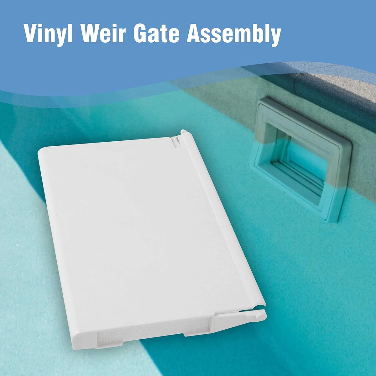 (2-Pcak) Exact Replacement 516252 White Weir Gate 8 1/2 * 5 3/8 (516252)