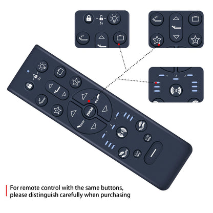 For TempurPedic TEMPUR ERGO PROSMART Remote Control Keeson RF396E JLDK.111.19.01