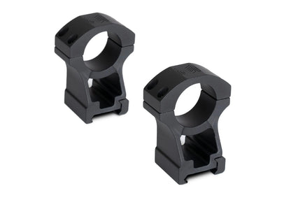 Monstrum High Profile Picatinny Scope Rings with 1 inch diameter, Black