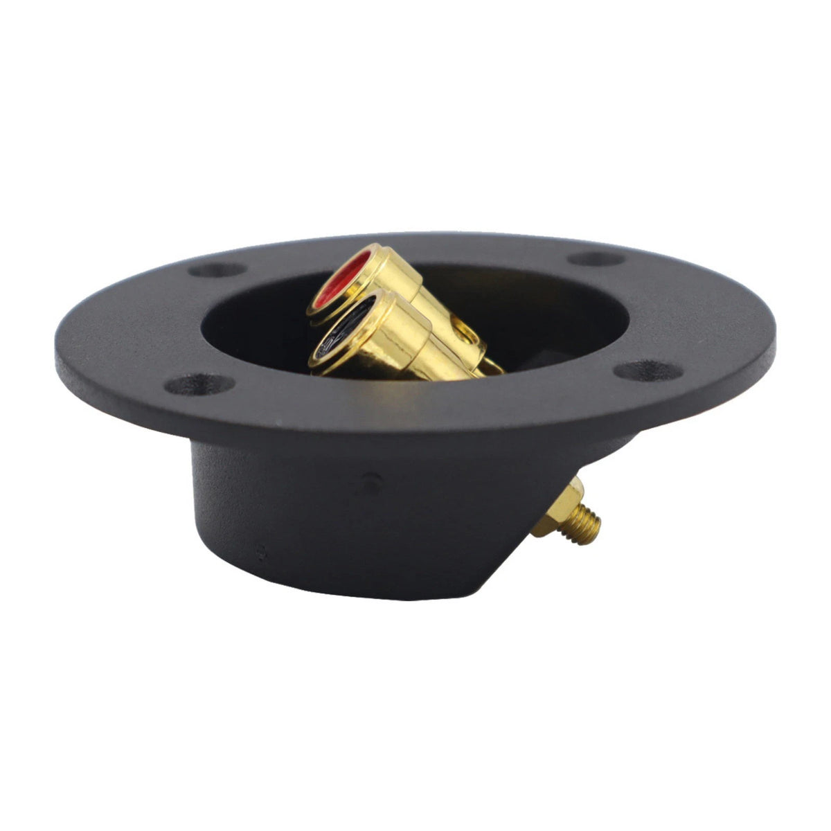 2-Way Speaker Box Terminal Cup Round Spring Loaded Connector for Subwoofer