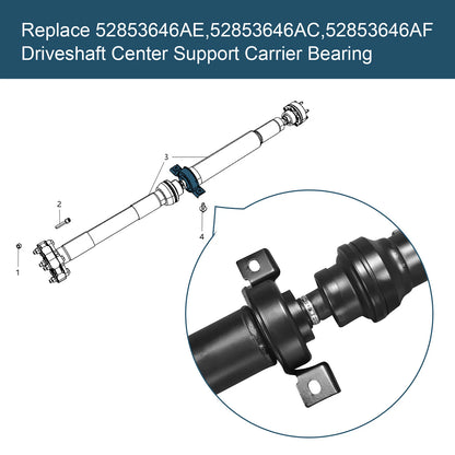 Upgrade Driveshaft Center Support Bearing Carrier for 2011+ Jeep WK2 Grand