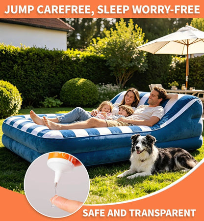 Air Mattress Patch Kit, 60ml Waterproof PVC Glue for Vinyl Pool Transparent