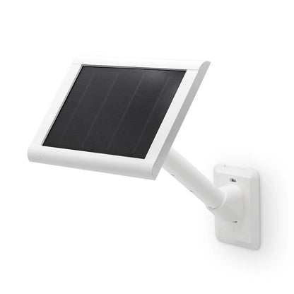 Holicfun Universal Solar Panel Wall Mount for Ring, Eufy, Arlo, Wyze, White
