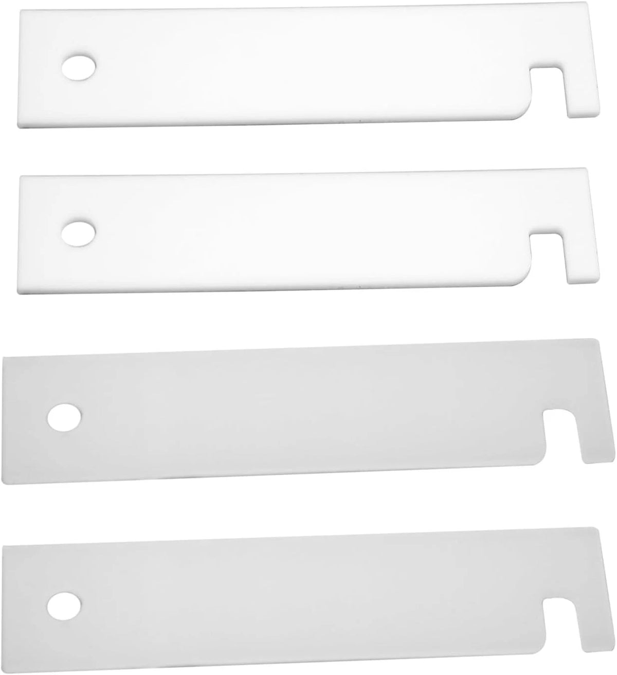 4PCS WE3M51 WE3M52 Clothes Dryer Teflon and Nylon Drum Bearing Slide...