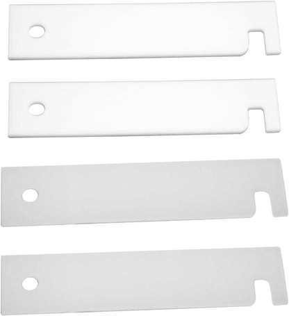 4PCS WE3M51 WE3M52 Clothes Dryer Teflon and Nylon Drum Bearing Slide...