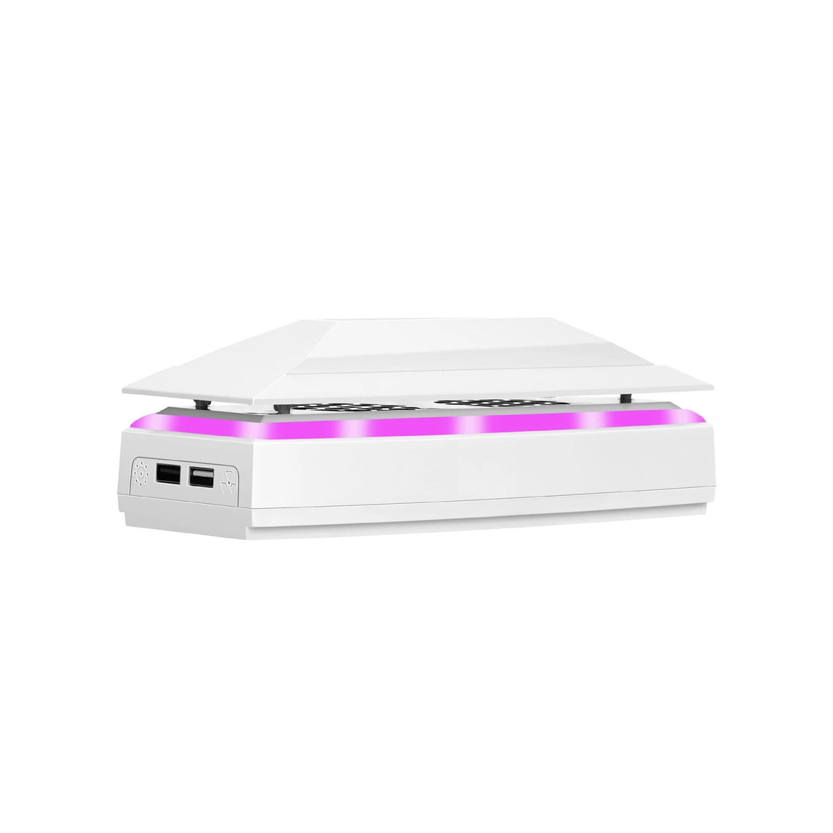 Cooling Fan for PS5 Slim Disc/Digital Low Noise Cooler W/ 8 Modes Light a