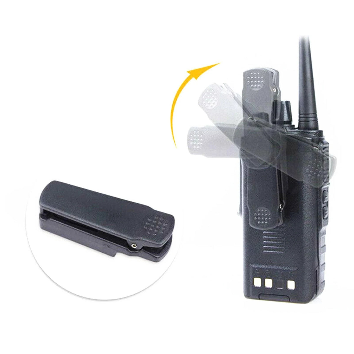 2* 2-Way Walkie Talkie Belt Clip Hook for Baofeng BF-A58 UV-9R Plus GT-3WP UV-XR