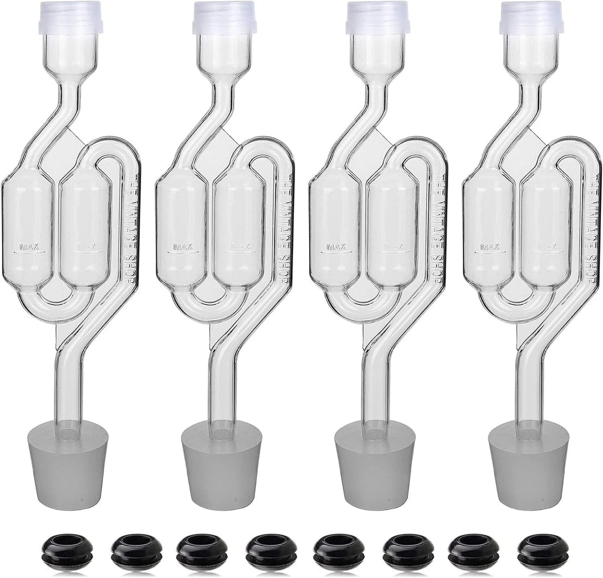 Bubble Airlock Set, 4 Airlocks for Fermenting, airlock, airlock