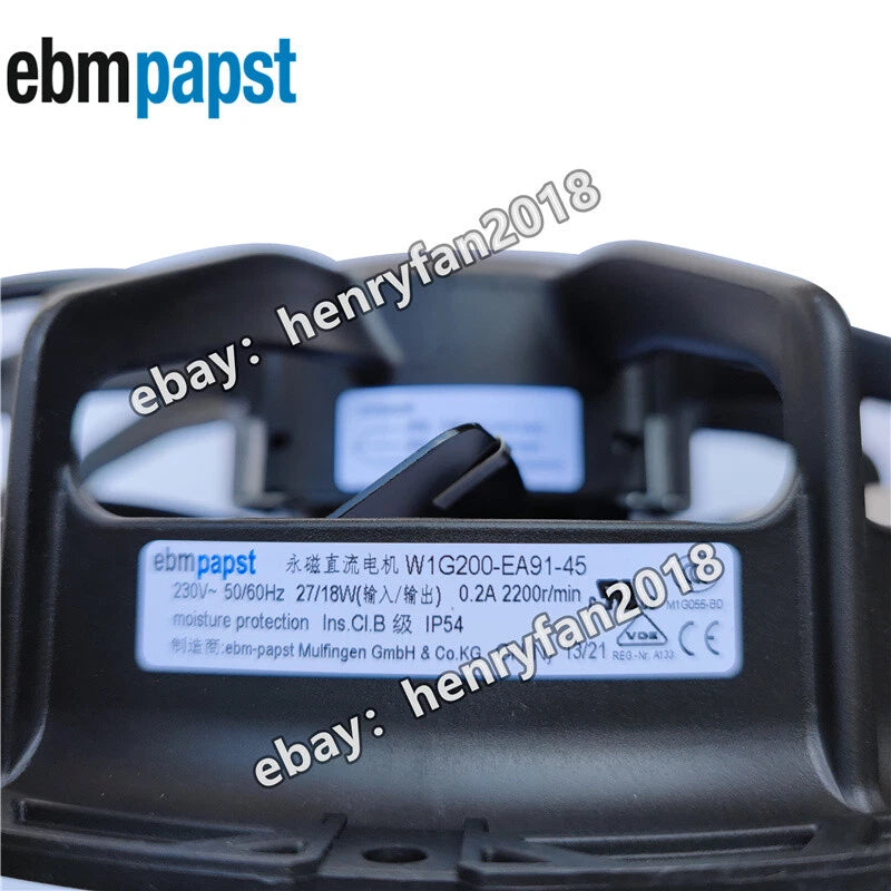 Ebmpapst W1G200-EA91-45 Axial Fan 230V 28W  Exhaust Fan ??200mm Refrigerator Fan