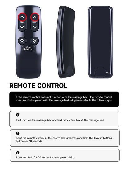 For Linak Adjustable bed base Remote Control HC12BL0011-02 HC10BL