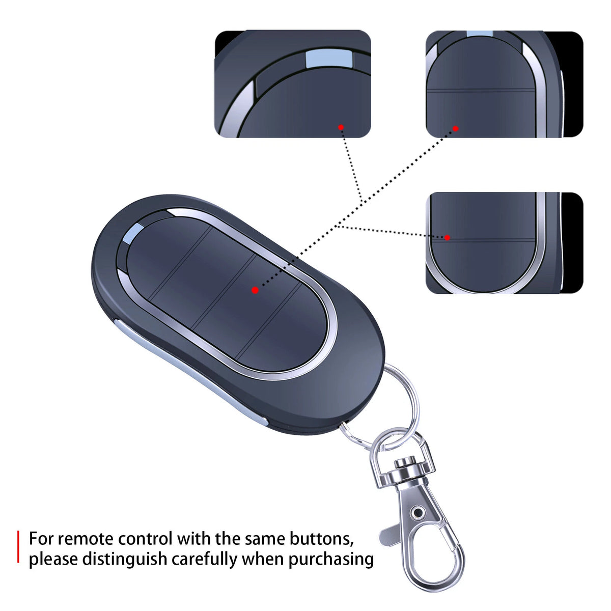 Remote Control For Alutech AT-4N Transmitter 433.92 Mhz 4 Channel Dynamic Code