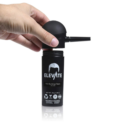 ELEVATE Hair Perfecting 2-in-1 Kit | Set Includes Natural 2 Piece Set, Black