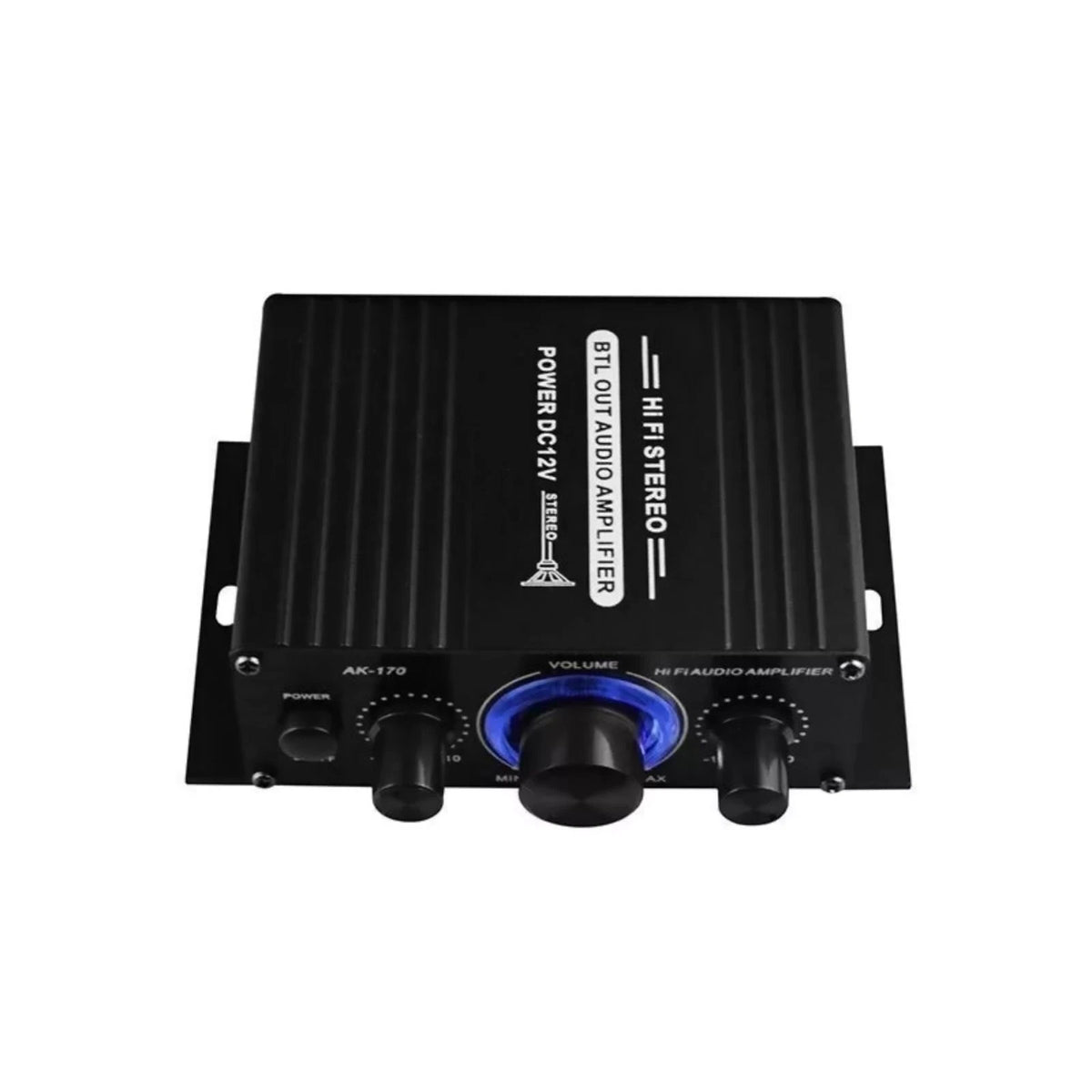 400W 2.0 Channel Powerful Stereo Audio Power Amplifier HiFi Bass Amp Car Home