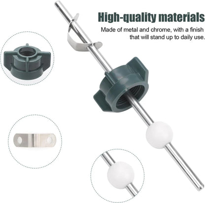 2pcs Lavatory Pop Up Center Piece Assembly, Bathroom Drain Sink Parts Pivot...