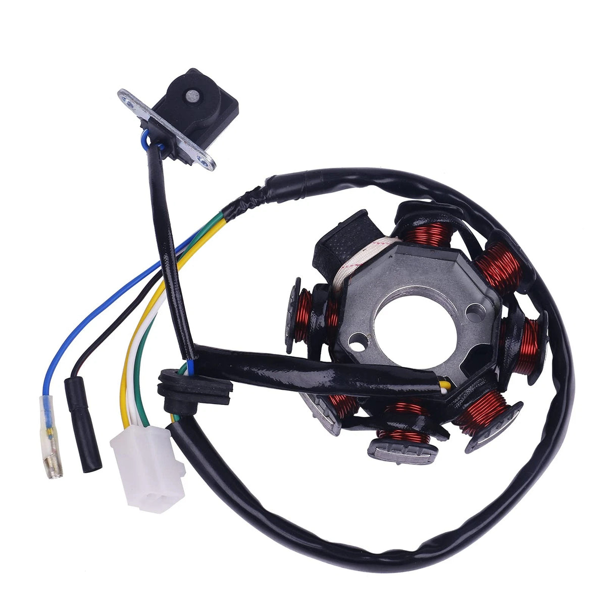 Glixal GY6 49cc 50cc 80cc 100cc 8 poles Magneto Stator for 139QMB 139QMA...