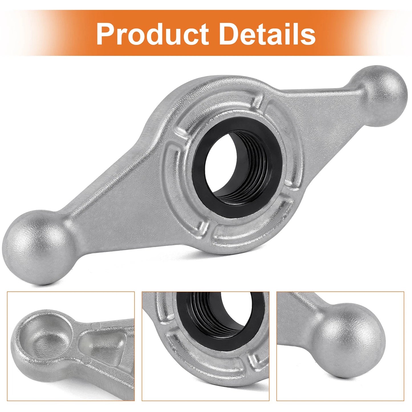 Wheel Balancer Hub Wing Nut for Hunter DSP w/ 40mm Shaft X 8mm Thread Pitch
