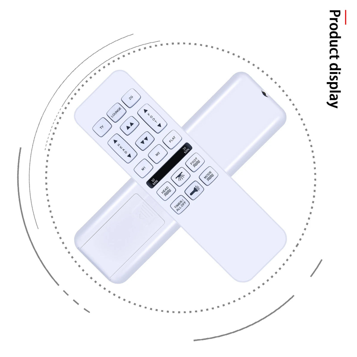 HJH55 Remote Control For Easy Rest /BedTech Adjustable Bed Base White