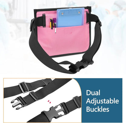 Damero Nurse Fanny Pack, Waist Bag with Tape Holder, Tool Pink