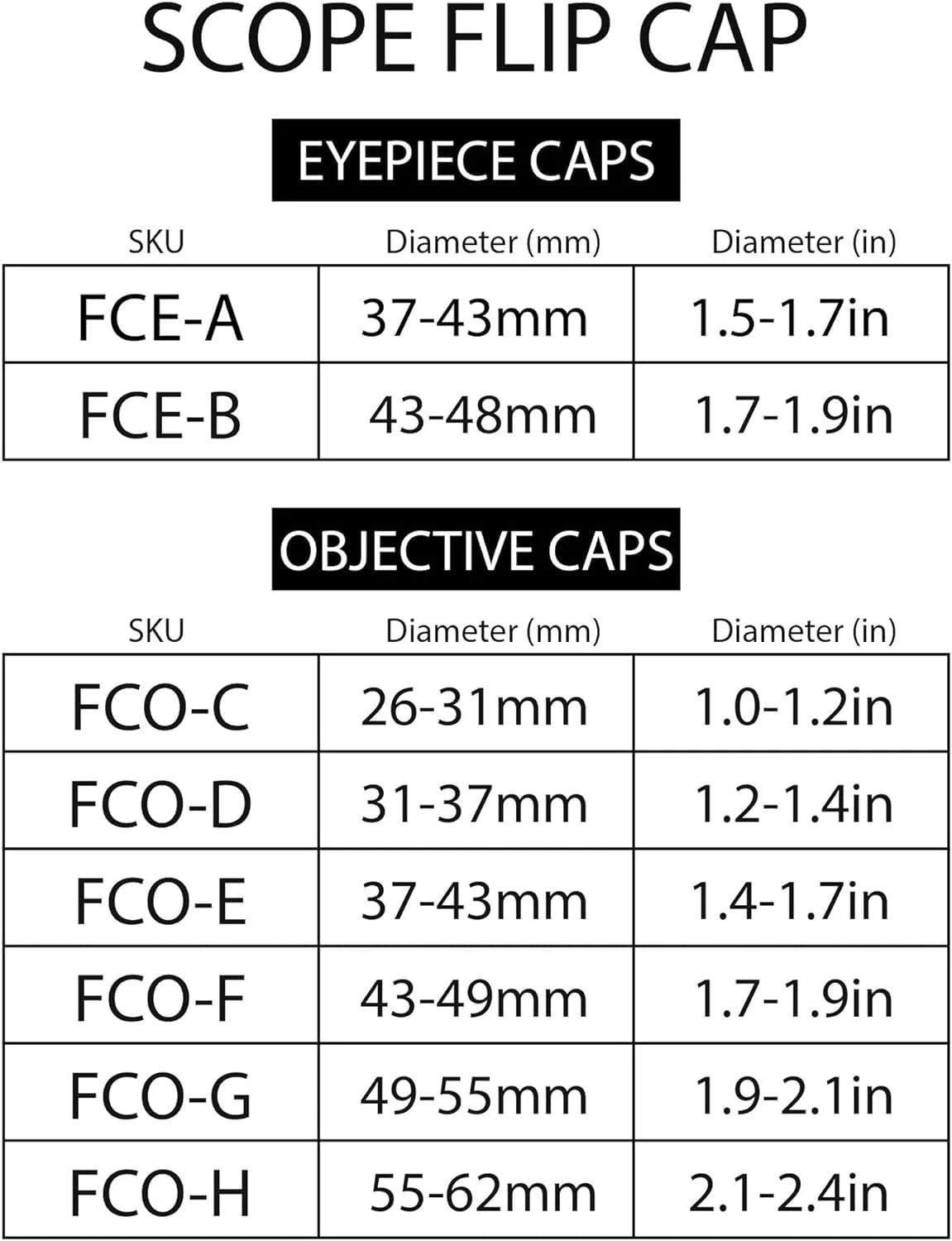 Monstrum Flip Up Scope Lens Cover with Honeycomb 30-37 mm diameter, Black