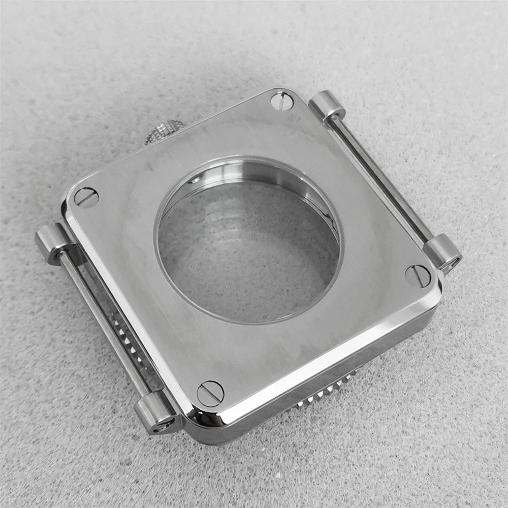 42mm Stainless Steel Watch Case For NH35/NH36/4R/7S Movement Accessories tt