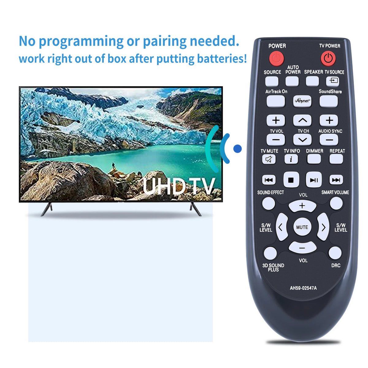AH59-02547A Remote Control For Samsung Soundbar HW-FM45C HW-FM45 HWFM45
