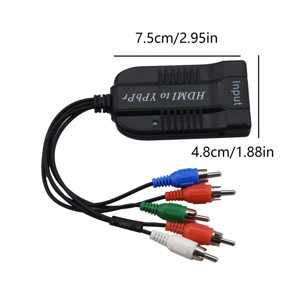 HDMI to 1080P YPBPR Component Video 5RCA RGB Converter Stereo Audio Video