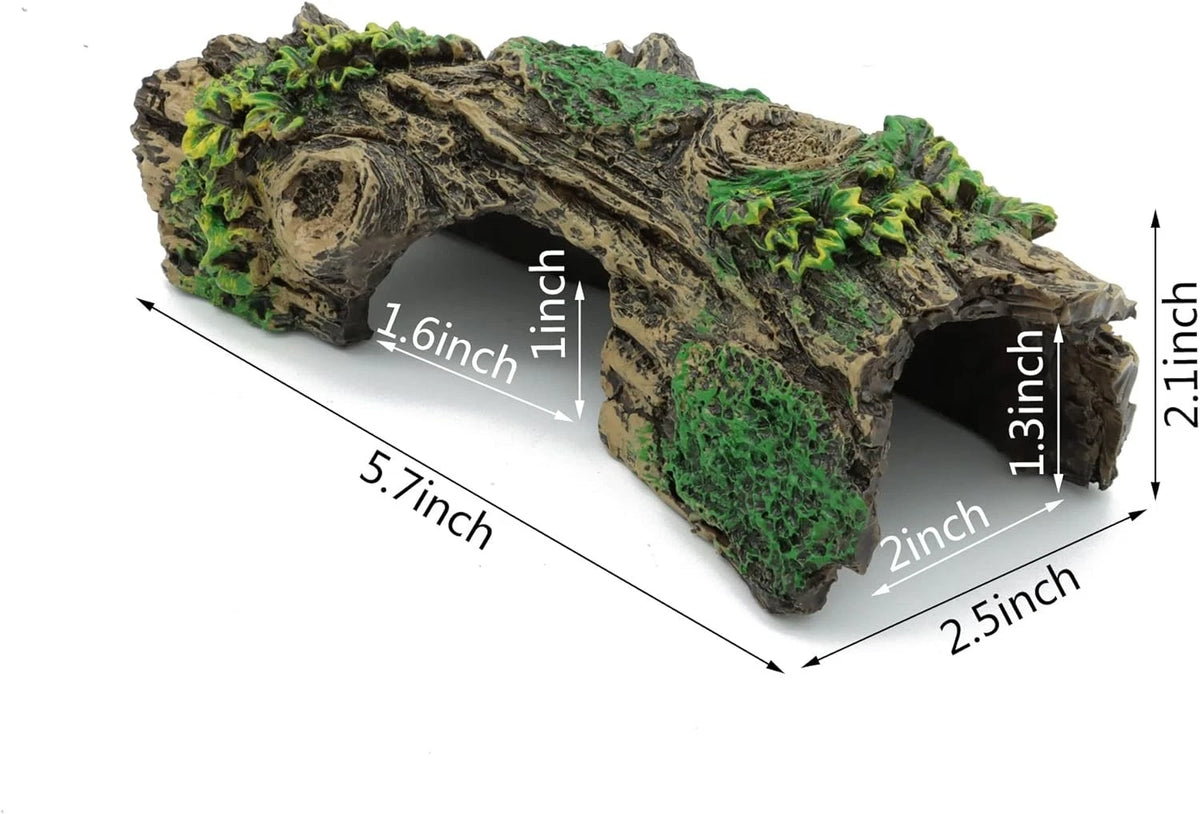 JIH Aquarium Decorations Resin Hollow Tree Trunk Ornament, Bettas HS-SP207