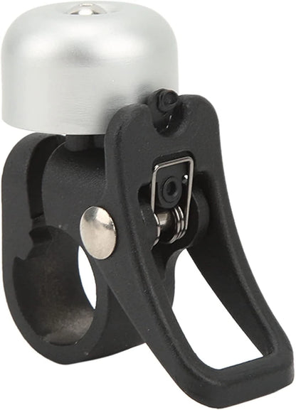 Dilwe Electric Scooter Bell, Aluminum Alloy Handlebar Horn Silver