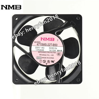 NMB Fan 4715MS-22T-B50 AC 220V 14/13W 120*120*38mm UPS Power Supply Cooling Fan