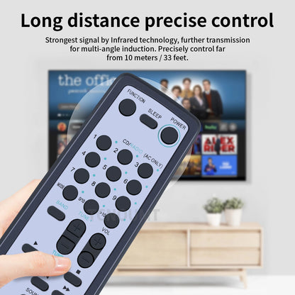 RMT-CG500A Remote Control For Sony Radio Cassette Recorder CFD-G500 CFD-G505