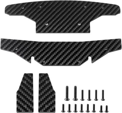 MORLORDY RC Chassis Armor Protector Carbon Fiber Skid Plate for ARR- ma 1/7...